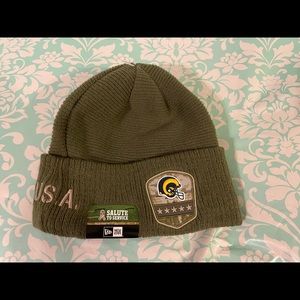 Los Angeles rams salute to the service beanie adult